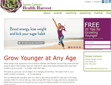 Tablet Screenshot of health-harvest.com